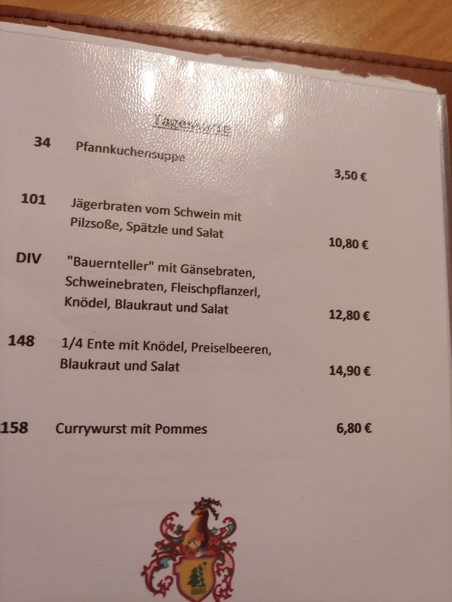 Menu Waldgasthof Schiederhof-3