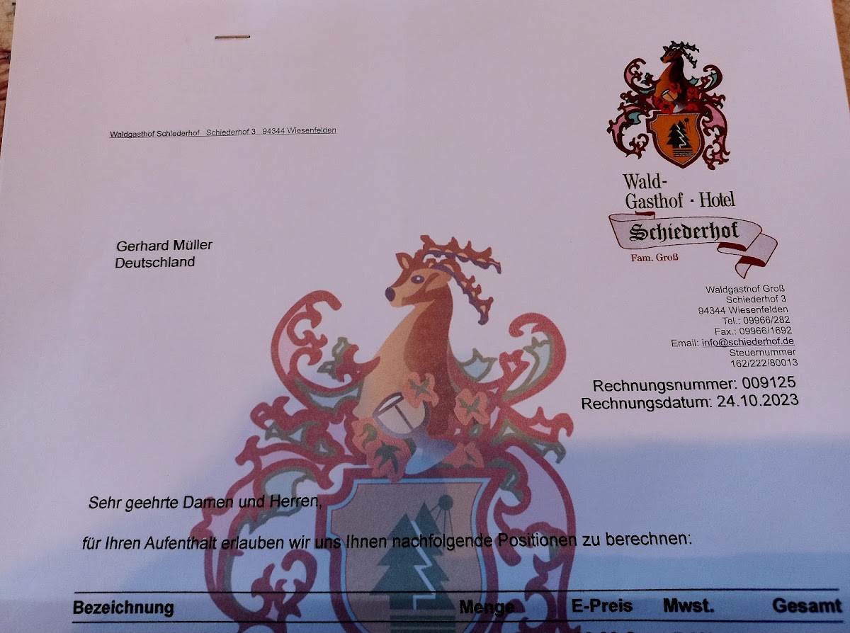 Menu Waldgasthof Schiederhof-7